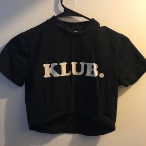 Kendall and Kylie klub crop top